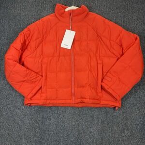 Women's Red Puffer Jacket